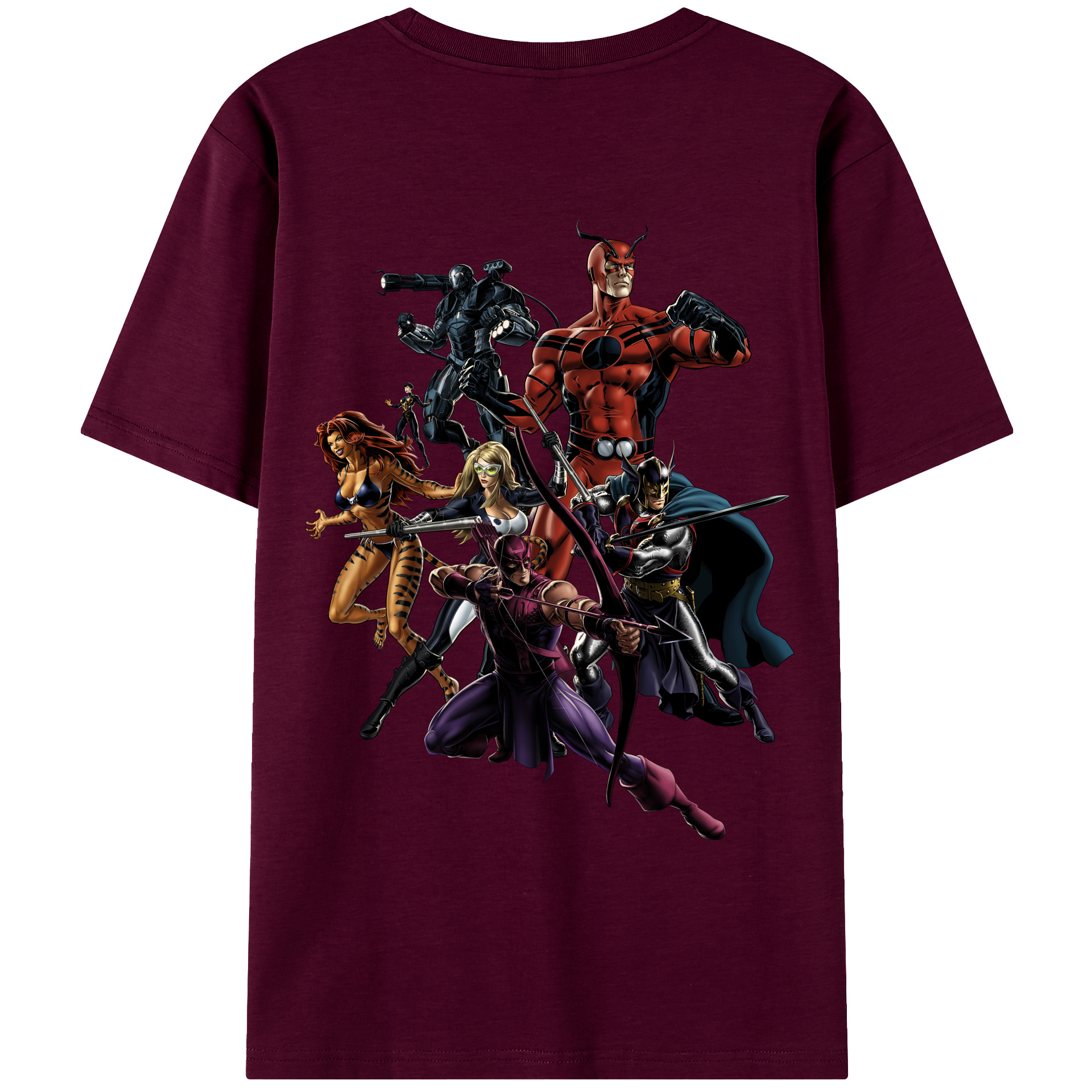 （画像用） アベンジャーズ The Avengers レディース半袖Tシャツ(バックプリント)
